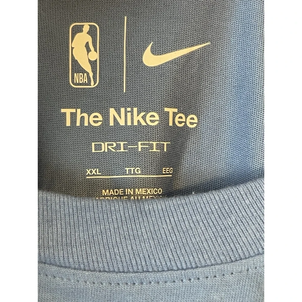 Men's 2XL NWOT Memphis Grizzlies‎ Nike 2021/22 City Edition Essential Logo Shirt
